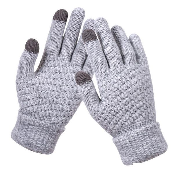 selling fashion women winter warm long knitted touch screen gloves, Blue;gray
selling fashion women winter warm long knitted touch screen gloves, Blue;gray