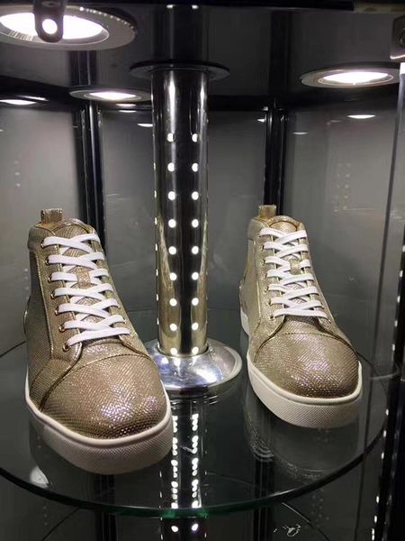 paris brand crystal high spikes men,women sneakers flats , designer red bottom shoes party fashion red sole autumn winter trainer, Black
paris brand crystal high spikes men,women sneakers flats , designer red bottom shoes party fashion red sole autumn winter trainer, Black
