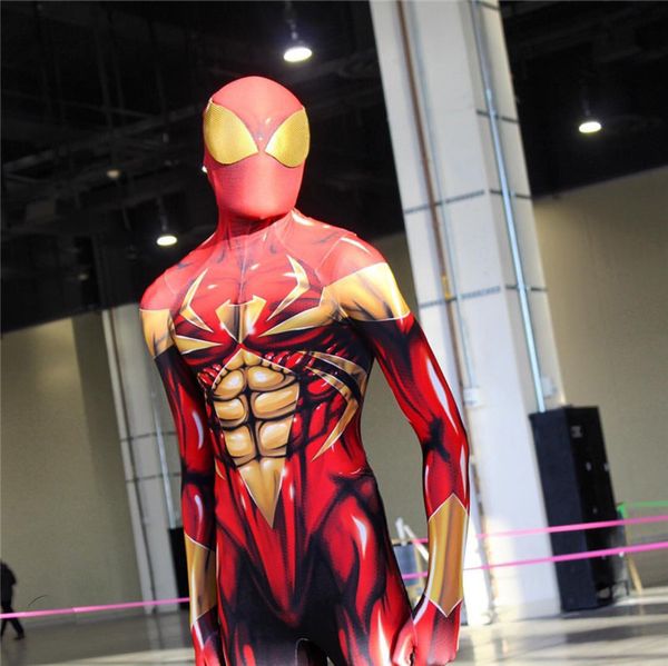 avenger spider hero catsuit costumes lycar spandex elastic printing one piece costume halloween marvel theme costume, Black
avenger spider hero catsuit costumes lycar spandex elastic printing one piece costume halloween marvel theme costume, Black