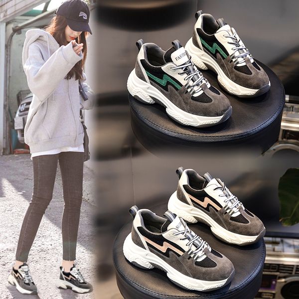 autumn winter women flatform casual shoes woman fashion sport shoes women's genuine leather leisure dad size 35-40, Black
autumn winter women flatform casual shoes woman fashion sport shoes women's genuine leather leisure dad size 35-40, Black