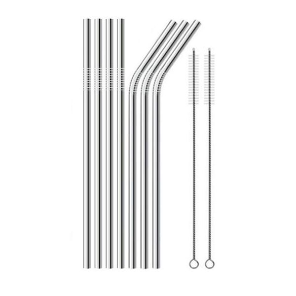 reusable straws professional stainless steel metal drinking straw reusable straws + cleaner brush
reusable straws professional stainless steel metal drinking straw reusable straws + cleaner brush