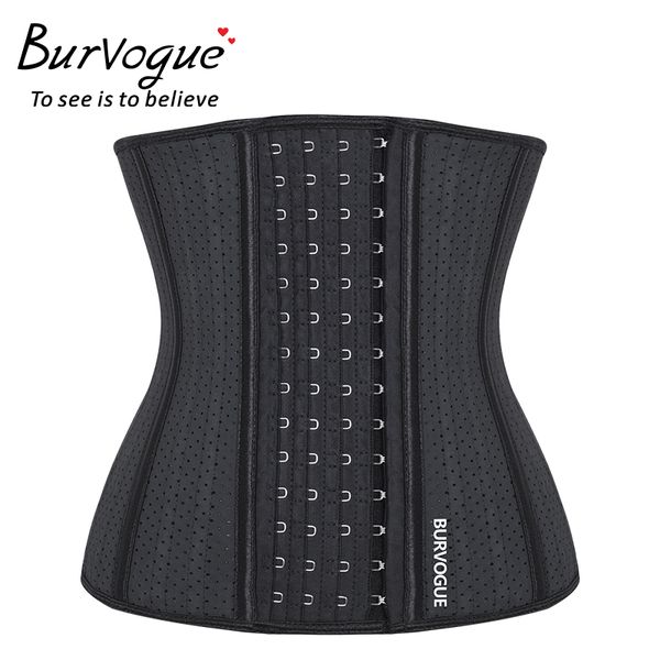 burvogue 25 steel bones women waist trainer underbust waist corset slimming breathable workout girdles latex corset, Black;white
burvogue 25 steel bones women waist trainer underbust waist corset slimming breathable workout girdles latex corset, Black;white