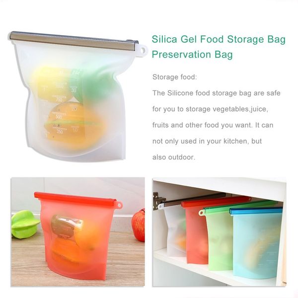 reusable silicone food storage bag airtight seal food preservation bag food grade versatile preservation bag container kitchen storage
reusable silicone food storage bag airtight seal food preservation bag food grade versatile preservation bag container kitchen storage