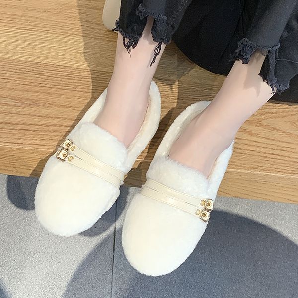 lazy warm cotton shoes women a pedal short plush women shoes fashion autumn and winter peas female wild buckle u16-28, Black
lazy warm cotton shoes women a pedal short plush women shoes fashion autumn and winter peas female wild buckle u16-28, Black