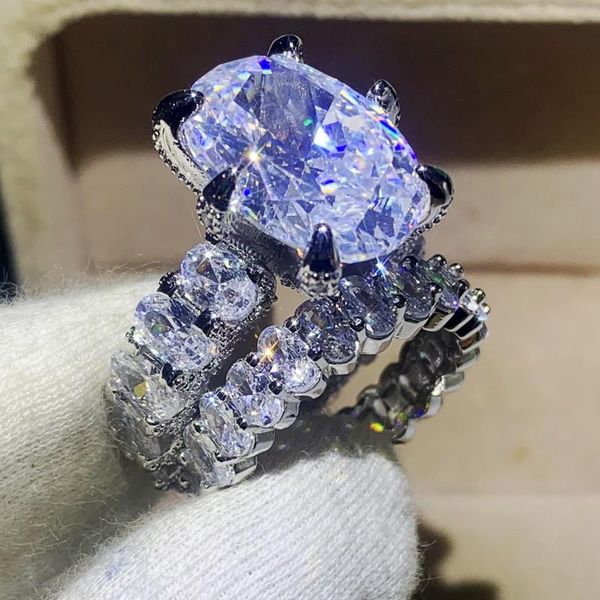 victoria 12ct big diamond ring luxury jewelry 925 sterling silver oval cut white z gemstones promise women wedding bridal ring set gift, Slivery;golden
victoria 12ct big diamond ring luxury jewelry 925 sterling silver oval cut white z gemstones promise women wedding bridal ring set gift, Slivery;golden