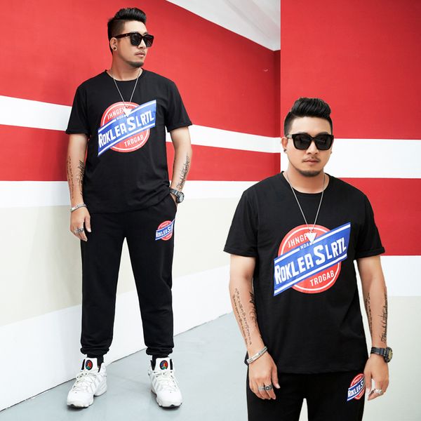 summer new men's clothing plus fat xl-6xl tide fat short-sleeved t-shirt trousers two loose fat guy sports suit, Gray
summer new men's clothing plus fat xl-6xl tide fat short-sleeved t-shirt trousers two loose fat guy sports suit, Gray