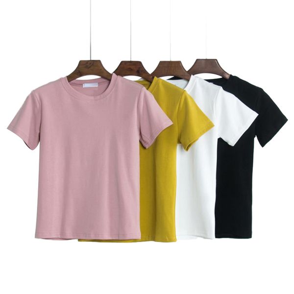 women's t-shirt 2021 summer cotton t shirt women loose style solid tee female short sleeve tees o-neck 12 colors, White
women's t-shirt 2021 summer cotton t shirt women loose style solid tee female short sleeve tees o-neck 12 colors, White
