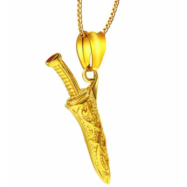 retro personality stainless steel cast dagger pendant necklace assassin's creed short knife necklace men and women jewelry, Silver
retro personality stainless steel cast dagger pendant necklace assassin's creed short knife necklace men and women jewelry, Silver
