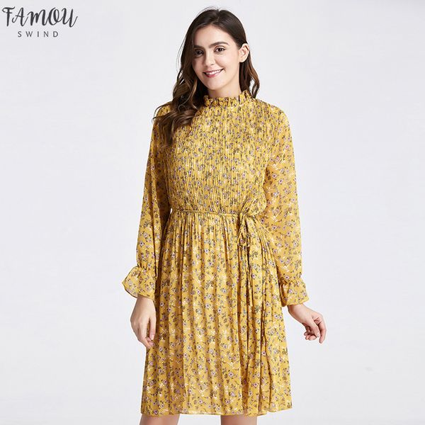two layers floral chiffon dress elastic waist women spring a-line lace up flare sleeve bohemian dress femme vestidos 24 colors, Black;gray
two layers floral chiffon dress elastic waist women spring a-line lace up flare sleeve bohemian dress femme vestidos 24 colors, Black;gray