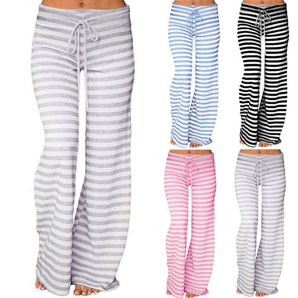 women's pants loose striped high waist elastic casual wide leg pants female autumn winter trousers long fashion sweatpants, White;red
women's pants loose striped high waist elastic casual wide leg pants female autumn winter trousers long fashion sweatpants, White;red