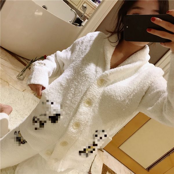 pajamas cardigan floral autumn & winter flannel down polyester set polar fleece knit full dollar, Black;red
pajamas cardigan floral autumn & winter flannel down polyester set polar fleece knit full dollar, Black;red