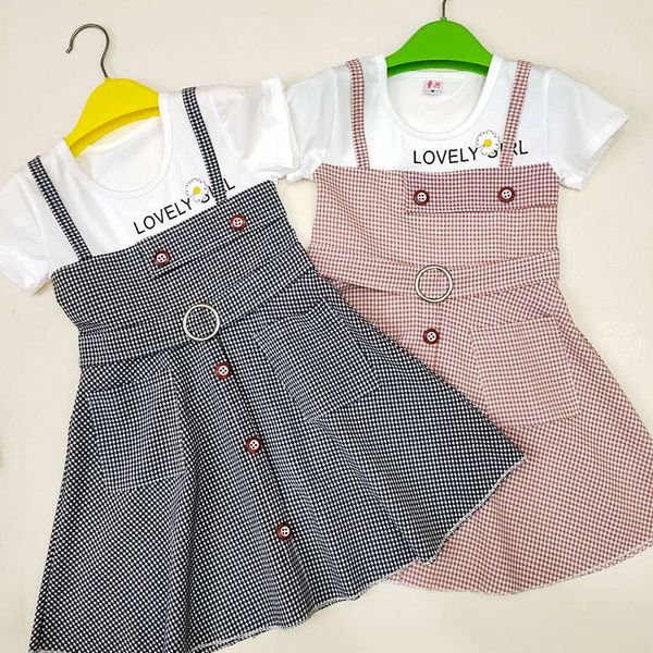 2-7 years old spring/summer children's dress girl pure cotton short-sleeved plaid children's princess skirtchildren's clothes, Red;yellow
2-7 years old spring/summer children's dress girl pure cotton short-sleeved plaid children's princess skirtchildren's clothes, Red;yellow