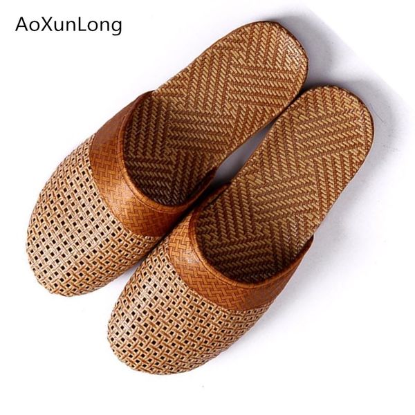 aoxunlong 2 pairs of wholesale men cane weaving summer slippers indoor non-slip home slippers men eu 40-45 house man, Black
aoxunlong 2 pairs of wholesale men cane weaving summer slippers indoor non-slip home slippers men eu 40-45 house man, Black