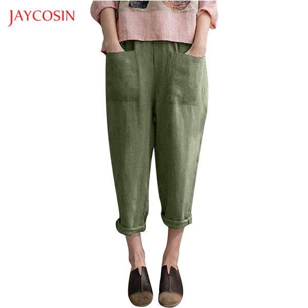 jaycosin new 2020 spring winter women pants mid waist loose casual streetwear ladies ankle-length with pocket solid color pants, Black
jaycosin new 2020 spring winter women pants mid waist loose casual streetwear ladies ankle-length with pocket solid color pants, Black