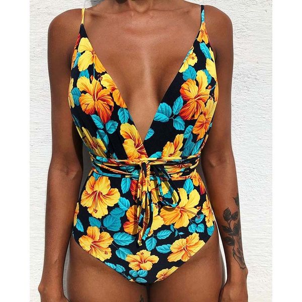 2020 retro floral print swimwear women one piece swimsuit bandage bathing suit female brazilian monokini backless bodysuit, White;black
2020 retro floral print swimwear women one piece swimsuit bandage bathing suit female brazilian monokini backless bodysuit, White;black