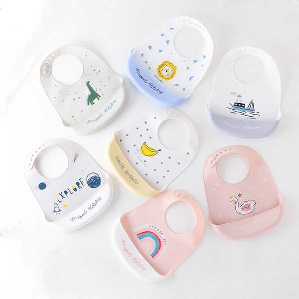 cartoon silicon breastplate baby bib waterproof solid infant bandana bibs newborn feeding adjustable burp cloths drooling scarf
cartoon silicon breastplate baby bib waterproof solid infant bandana bibs newborn feeding adjustable burp cloths drooling scarf