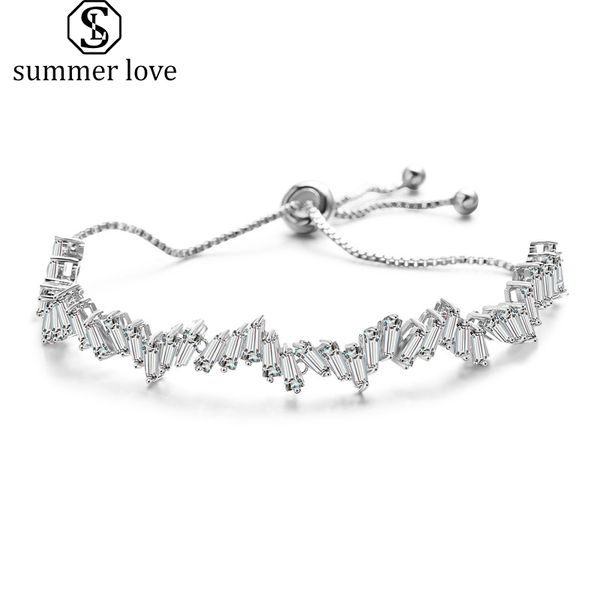 shinny irregular cubic zirconia cz bracelet zircon crystal adjustable chain bracelets for women girls wedding party jewelry, Black
shinny irregular cubic zirconia cz bracelet zircon crystal adjustable chain bracelets for women girls wedding party jewelry, Black