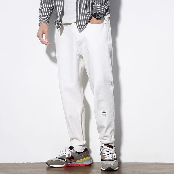 2019 spring casual pants men cotton polyester sweatoabts pockets button joggers trousers black white man casual new trousers
2019 spring casual pants men cotton polyester sweatoabts pockets button joggers trousers black white man casual new trousers