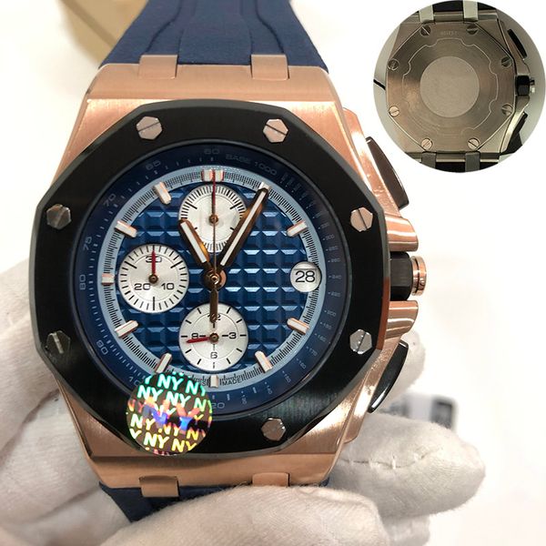 2021 mens watches 44mm full stainless steel japan vk movement sapphire glass 5atm waterproof rubber strap montre de luxe wristwatch u1 watch, Slivery;brown
2021 mens watches 44mm full stainless steel japan vk movement sapphire glass 5atm waterproof rubber strap montre de luxe wristwatch u1 watch, Slivery;brown