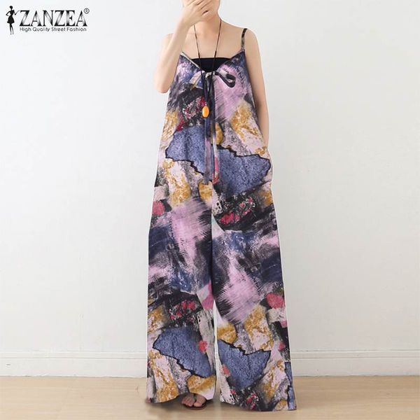 zanzea fashion printed wide leg pants women's summer jumpsuits spaghetti strap long playsuits female overalls pants plus size, Black;white
zanzea fashion printed wide leg pants women's summer jumpsuits spaghetti strap long playsuits female overalls pants plus size, Black;white