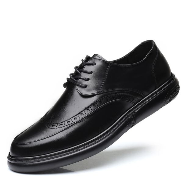 autumn winter new mens dress shoes footwear fashion designer shoes men's leather shoes, Black
autumn winter new mens dress shoes footwear fashion designer shoes men's leather shoes, Black