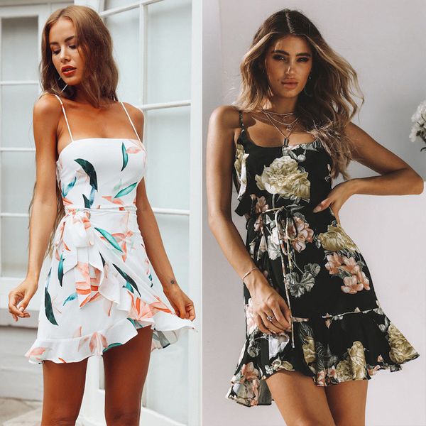 summer boho printed short mini dress women sleeveless straps strapless elegant party dresses sundress vestidos, Black;gray
summer boho printed short mini dress women sleeveless straps strapless elegant party dresses sundress vestidos, Black;gray