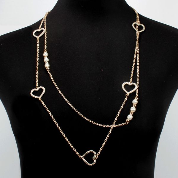 new korean rhinestone crystal necklace women jewelry fashion simple gold chain heart necklaces mujer collares pearl jewelry, Golden;silver
new korean rhinestone crystal necklace women jewelry fashion simple gold chain heart necklaces mujer collares pearl jewelry, Golden;silver