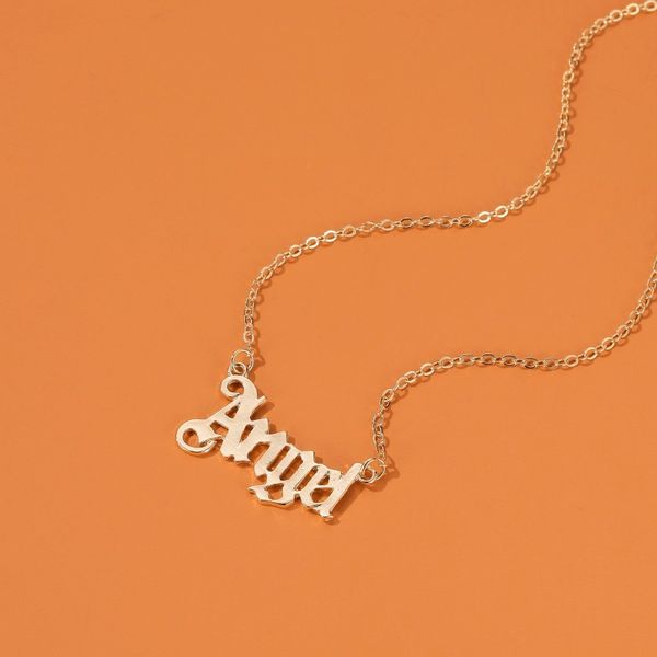 necklaces jewelry letter angel womans chain necklace jewellery ladies geometric lovers silver color trendy cute alloy halskette
necklaces jewelry letter angel womans chain necklace jewellery ladies geometric lovers silver color trendy cute alloy halskette