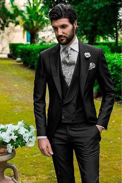 new latest design one button black groom tuxedos groomsmen man suits mens wedding blazer suits (jacket+pants+vest+tie) 1170, Black;gray
new latest design one button black groom tuxedos groomsmen man suits mens wedding blazer suits (jacket+pants+vest+tie) 1170, Black;gray