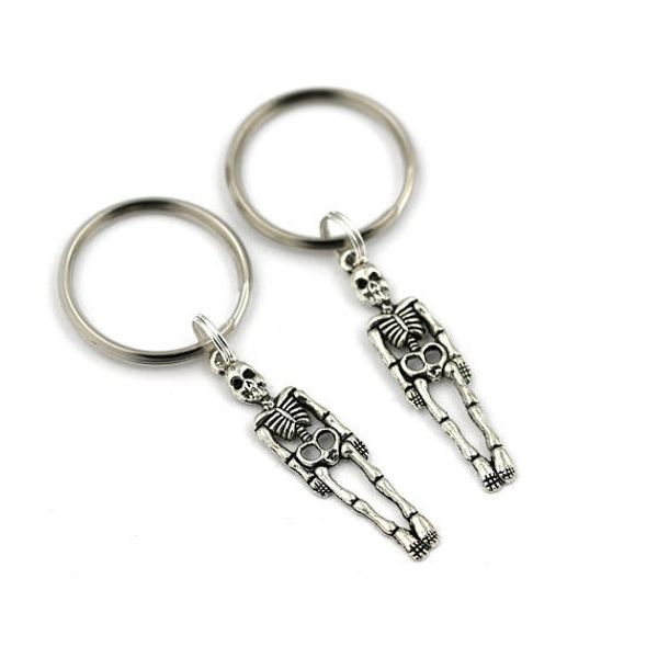 fashion skull key chain for men car keychains woemn bag charm creative skeleton key ring pendant accessory halloween gift, Silver
fashion skull key chain for men car keychains woemn bag charm creative skeleton key ring pendant accessory halloween gift, Silver