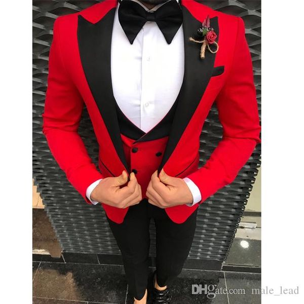 handsome groomsmen peak lapel groom tuxedos mens wedding dress man jacket blazer prom dinner 3 piece suit(jacket+pants+tie+vest) b449, Black;gray
handsome groomsmen peak lapel groom tuxedos mens wedding dress man jacket blazer prom dinner 3 piece suit(jacket+pants+tie+vest) b449, Black;gray
