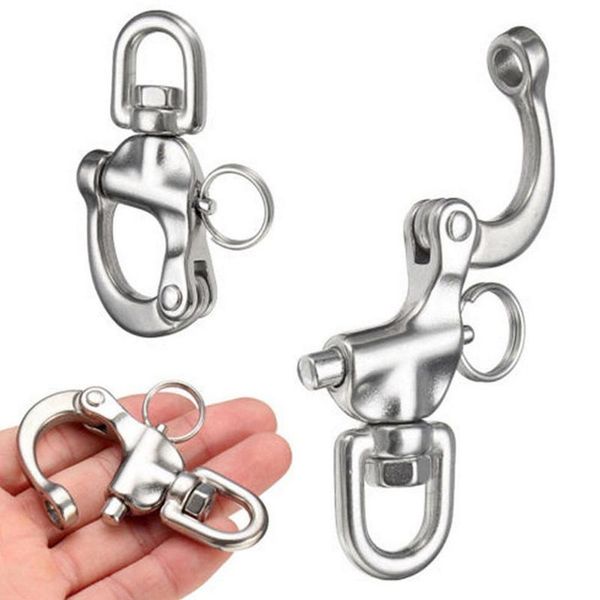 316 stainless steel swivel shackle quick release boat anchor chain eye shackle swivel snap hook for marine boat yacht hardware
316 stainless steel swivel shackle quick release boat anchor chain eye shackle swivel snap hook for marine boat yacht hardware