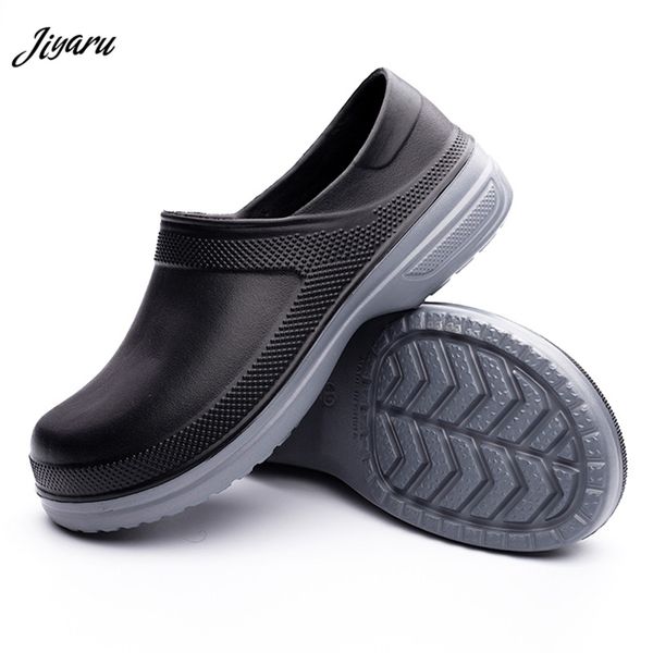 2019 doctors nurses working shoes kitchen work shoes waterproof flat sandals for chef master restaurant slippers chef, Black
2019 doctors nurses working shoes kitchen work shoes waterproof flat sandals for chef master restaurant slippers chef, Black