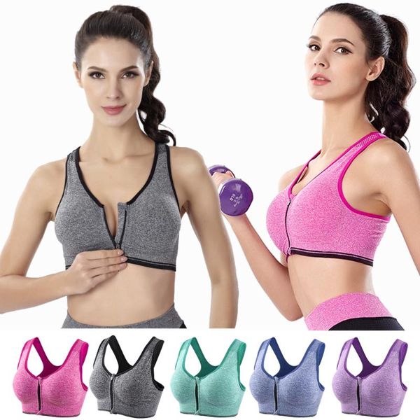 women zipper push up sports bras vest underwear shockproof breathable gym fitness athletic running sport, Red;black
women zipper push up sports bras vest underwear shockproof breathable gym fitness athletic running sport, Red;black