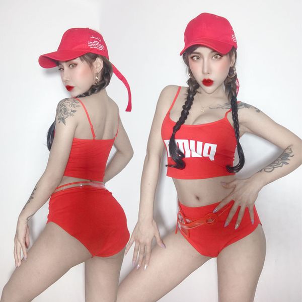 jazz costume women stage wear hip hop clothes nightclub bar dj ds female singer pole dance clothing 2 pieces set dwy3832, Black;red
jazz costume women stage wear hip hop clothes nightclub bar dj ds female singer pole dance clothing 2 pieces set dwy3832, Black;red