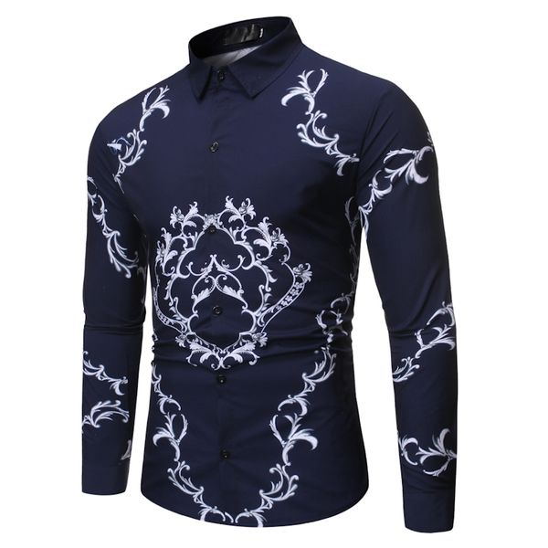 2019 autumn new fashion versatile casual lapel men's long sleeve shirt, White;black
2019 autumn new fashion versatile casual lapel men's long sleeve shirt, White;black