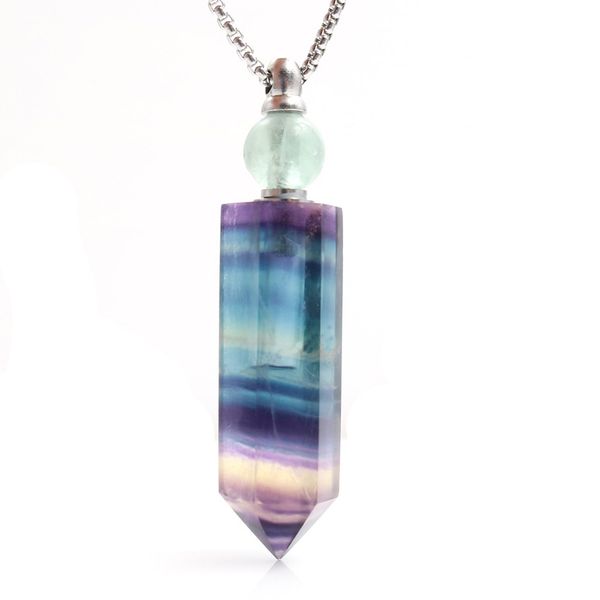 wholesale 5 pcs silver plated hexagon prism perfume bottle pendant essential oil necklace fluorite stone jewelry
wholesale 5 pcs silver plated hexagon prism perfume bottle pendant essential oil necklace fluorite stone jewelry
