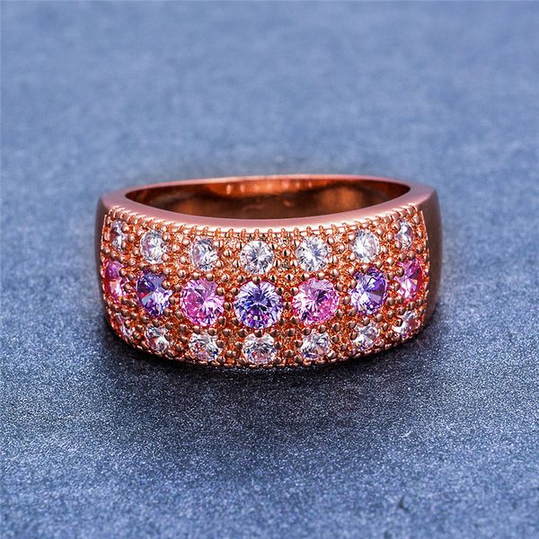 boho female pink purple stone ring fashion 18kt rose gold color wedding band ring charm promise love engagement rings for women, Slivery;golden
boho female pink purple stone ring fashion 18kt rose gold color wedding band ring charm promise love engagement rings for women, Slivery;golden