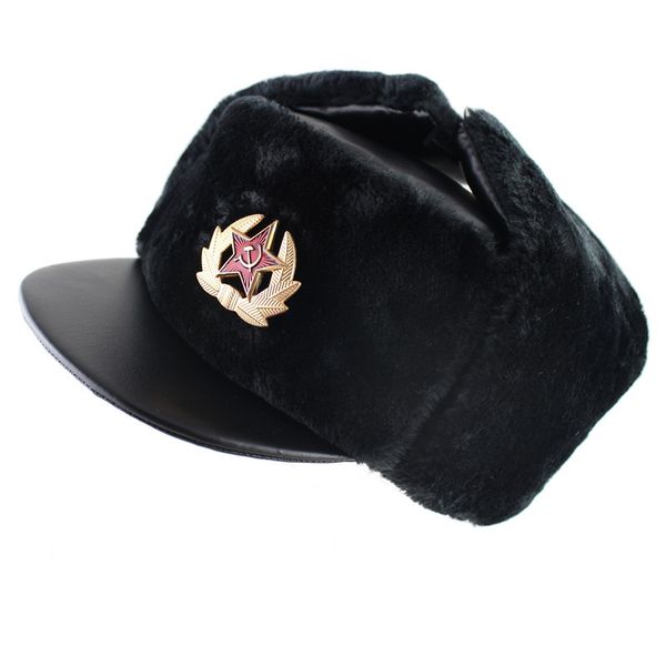 russia ushanka bomber hats pu leather soviet badge lei feng cap pu waterproof men women skiing cap thick ear russia warm hat, Blue;gray
russia ushanka bomber hats pu leather soviet badge lei feng cap pu waterproof men women skiing cap thick ear russia warm hat, Blue;gray