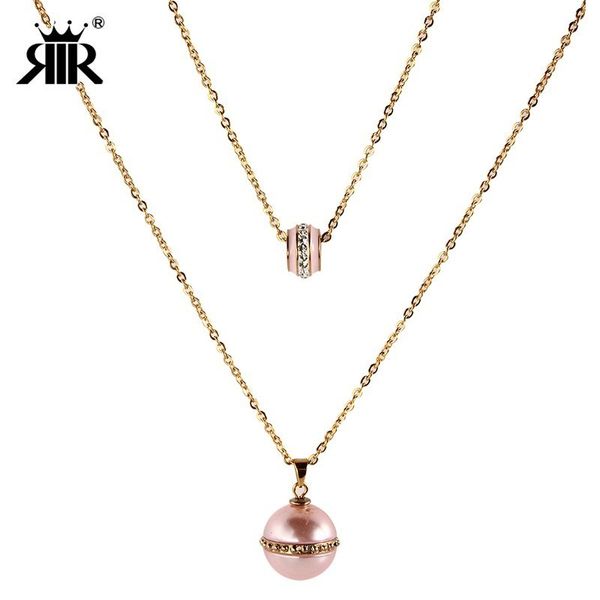 rir gold necklace with white pink green blue freshwater cultured floating pearl jewelry for women in stainless steel, Silver
rir gold necklace with white pink green blue freshwater cultured floating pearl jewelry for women in stainless steel, Silver