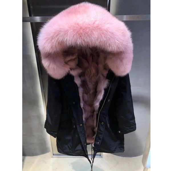 11.27 2019 new winter pie overcome women fur collar keep warm real fur coat lining detachable, Black
11.27 2019 new winter pie overcome women fur collar keep warm real fur coat lining detachable, Black