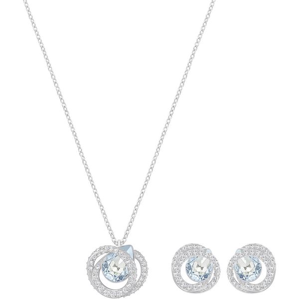 2019 ceneration set blue generation necklace and earrings set jewelry girlfriend gift anniversary anniversary engagement gift, Silver
2019 ceneration set blue generation necklace and earrings set jewelry girlfriend gift anniversary anniversary engagement gift, Silver