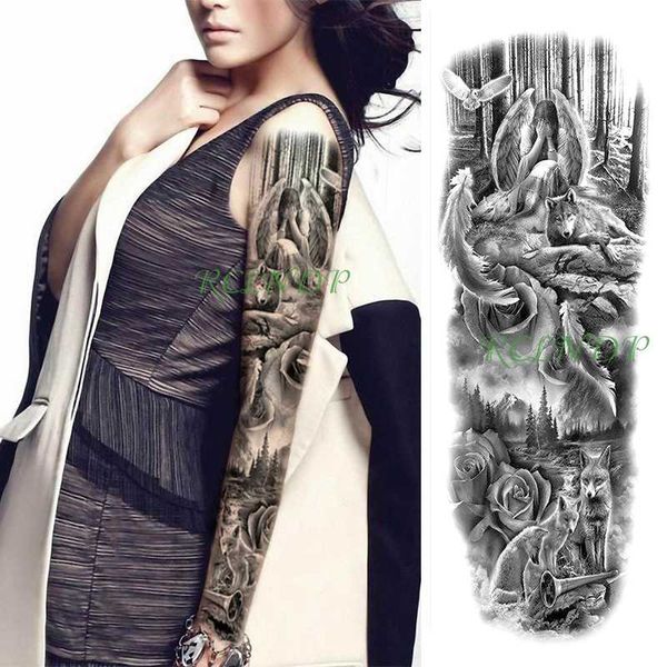 waterproof temporary tattoo sticker angel bird feather forest wolf horn flower full arm fake tatto flash tatoo for men women
waterproof temporary tattoo sticker angel bird feather forest wolf horn flower full arm fake tatto flash tatoo for men women