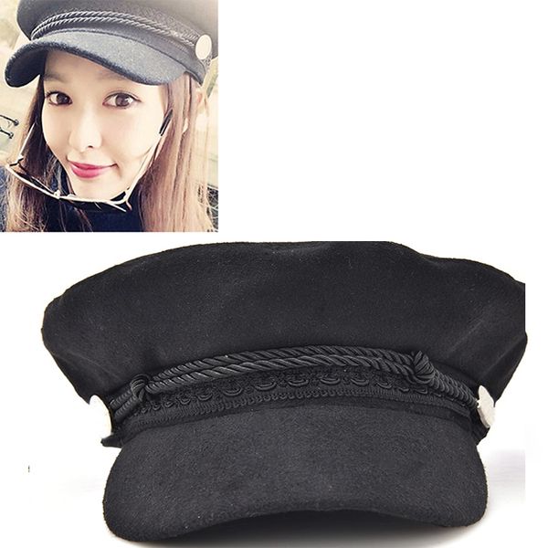 2019 new black casual flat cap winter autumn spring warm wool blend hatvintage beret fashion women streetwear rope, Blue;gray
2019 new black casual flat cap winter autumn spring warm wool blend hatvintage beret fashion women streetwear rope, Blue;gray