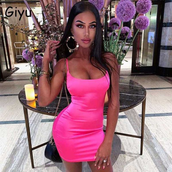 giyu satin dress women 2020 summer sleeveless backless bodycon mini dresses night club party vestidos candy color robe, Black;gray
giyu satin dress women 2020 summer sleeveless backless bodycon mini dresses night club party vestidos candy color robe, Black;gray