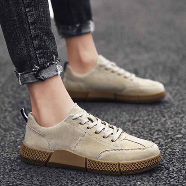 men's winter fashion shoes casual student korean fashion versatile 2019 new gray british shoes, Black
men's winter fashion shoes casual student korean fashion versatile 2019 new gray british shoes, Black