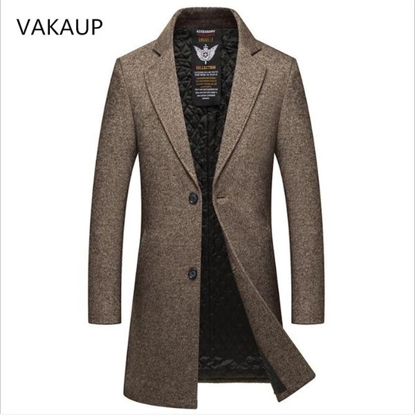 2018 new winter woolen coat mens knitted wool windbreaker mens thickened woolen coat casual jaket men, Black
2018 new winter woolen coat mens knitted wool windbreaker mens thickened woolen coat casual jaket men, Black