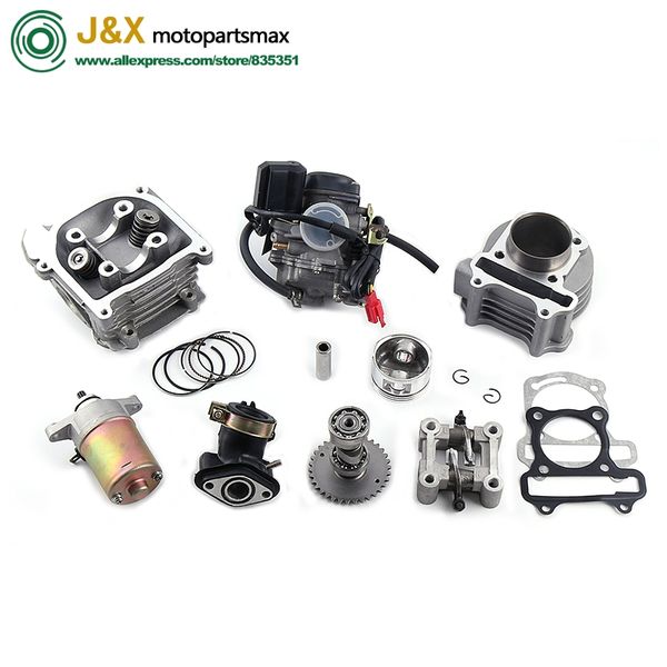 cylinder gy6 50cc 60cc 80cc 100cc cylinder kit assy + kit head for 4-stroke 139qmb 137qma moped scooter kart atv
cylinder gy6 50cc 60cc 80cc 100cc cylinder kit assy + kit head for 4-stroke 139qmb 137qma moped scooter kart atv
