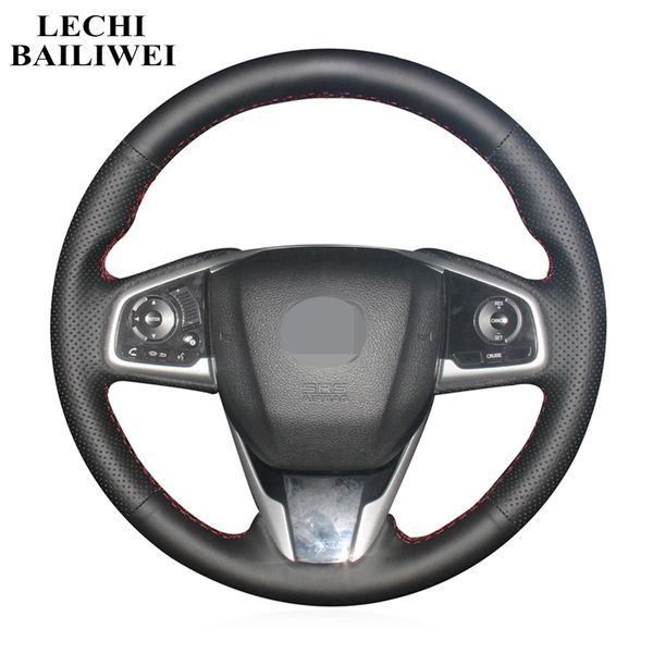 diy black hand sewing artificial leather steering wheel cover for crv cr-v 2017-2019 clarity 2016 civic civic 10 2016-2019
diy black hand sewing artificial leather steering wheel cover for crv cr-v 2017-2019 clarity 2016 civic civic 10 2016-2019