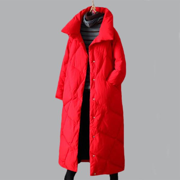women's down jackets thick warm long white duck down women coat women's clothing snow wear lady, Black
women's down jackets thick warm long white duck down women coat women's clothing snow wear lady, Black
